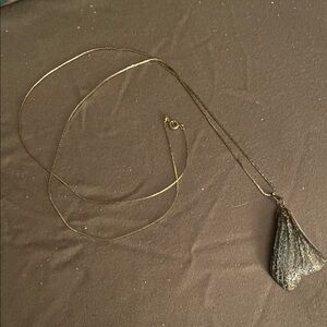 Elegant Gold and Silver Pendant Necklace